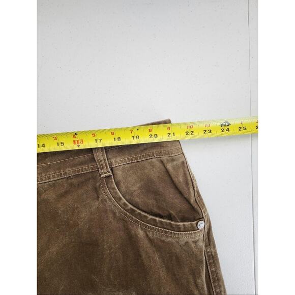 Kuhl Shorts Mens 42 Tan Brown Rugged Canvas Workwear Utility Vintage The Law - Picture 4 of 14